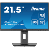 IIYAMA Monitor LED XUB2293HS-B6 21.5" IPS 1920 x 1080 @100Hz 16:9 250 cd/m² 1000:1 1ms HDMI DP USB Hub height, swivel, tilt, pivot (rotation both sides)