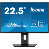 IIYAMA Monitor LED XUB2395WSU-B5 22.5" IPS 1920x1200 16:10 250cd 1000:1 4ms VGA HDMI DP USB Hub height, swivel, tilt, pivot (rotation both sides)