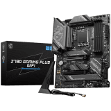 MSI Z790 GAMING PLUS WIFI , LGA 1700, 4xDDR5, Dual Channel DDR5 up to 7200+(OC)MHz, 3x PCIe x16 slot, 4x M.2 slots, 1x USB 3.2 Gen 2x2 (Type-C), 3x USB 3.2, 4x USB 2.0, 1x HDMI, 1x DP, 4x EZ Debug LED, 2.5G LAN, 7.1 Audio, ATX, 3Y