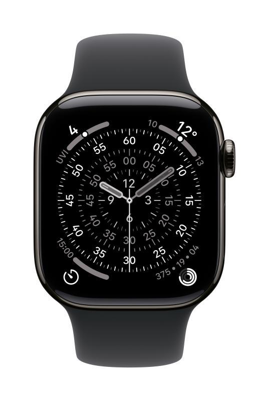 Curea pentru Apple Watch 42mm Sport Band: Black Sport Band - M/L