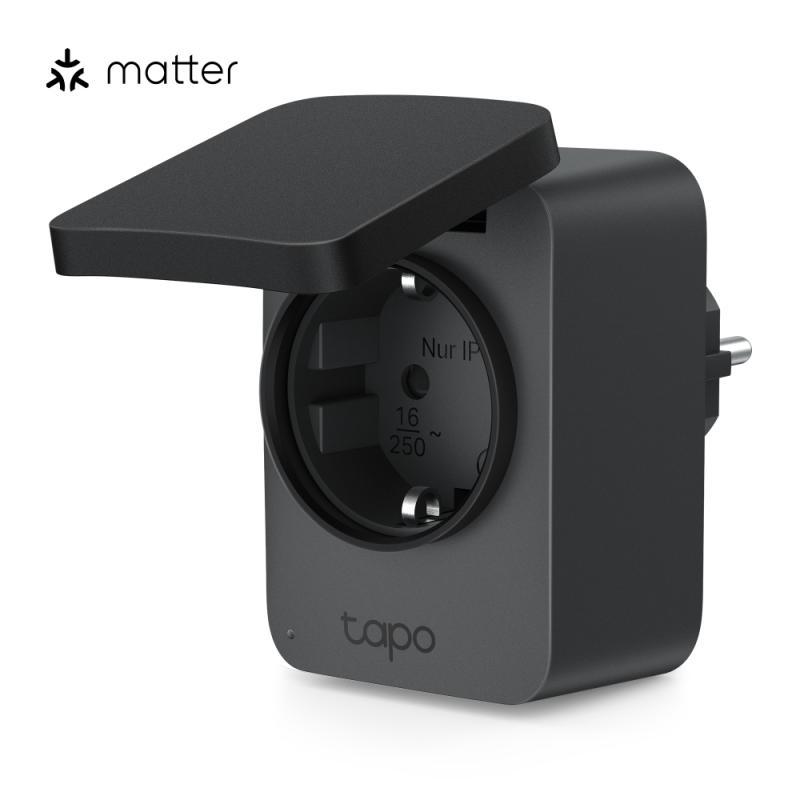Smart WiFi Outdoor Plug Tapo P410M, IEEE 802.11b/g/n, Bluetooth (for setup only), 2.4 GHz Wi-Fi, IP54, 200-250 V~