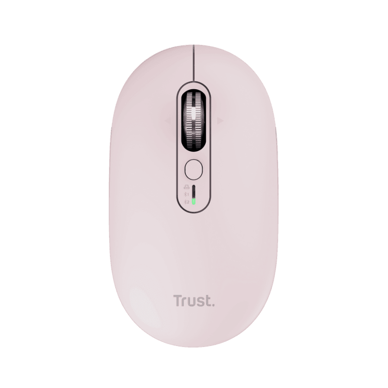 Mouse Wireless Trust Seron Slim Multi, 3200 dpi, Roz