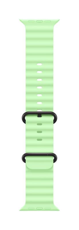 Curea pentru Apple Watch 49mm Neon Green Ocean Band - Black Titanium Finish