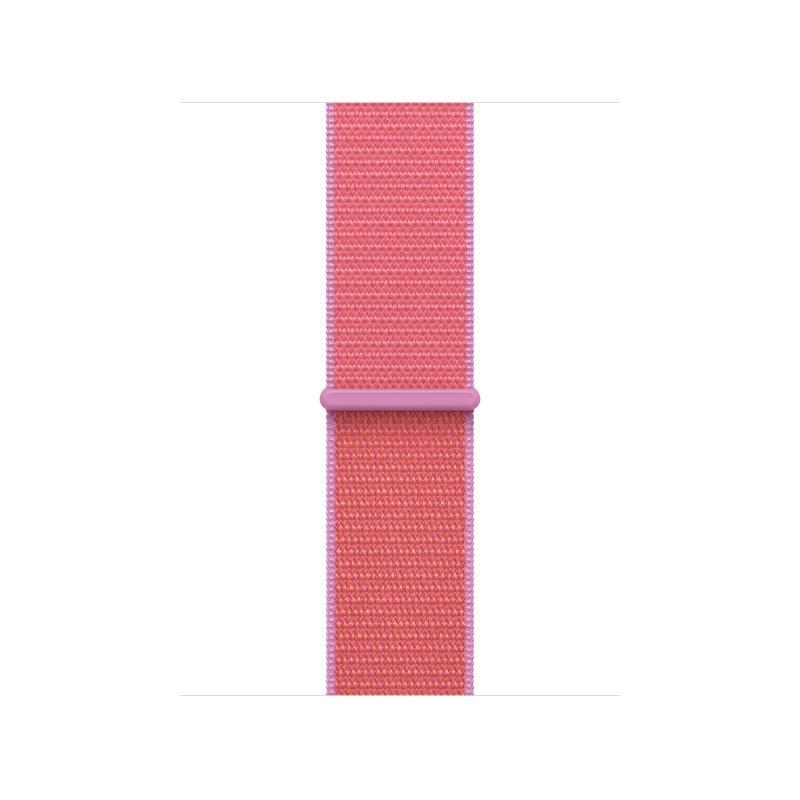 Curea pentru Apple Watch 42mm Sport Loop: Bright Guava Sport Loop
