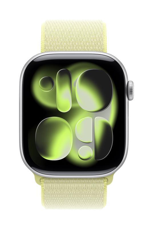 Curea pentru Apple Watch 46mm Neon Yellow Sport Loop