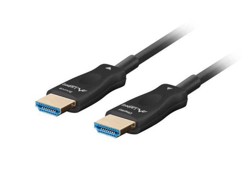 Cablu HDMI M/M v2.1 20 m optic negru AOC