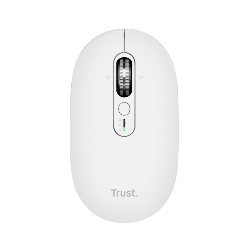 Mouse Wireless Trust Seron Slim Multi, 3200 dpi, Alb