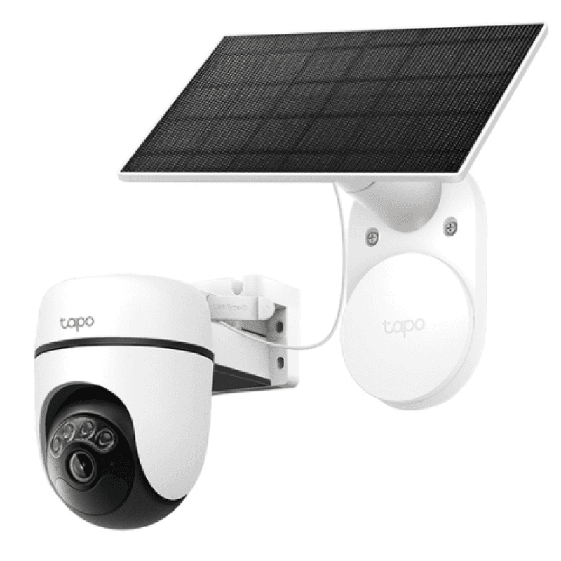 Solar Cam 2K Pan/Tilt (2-Cam Kit) HB112, 1/2.8" CMOS Sensor, 2× 850nm IR LED, 2× LED(Color Temperature: 3000K)