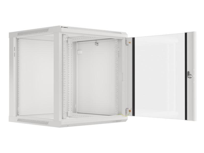 Dulap rack 19" perete 12U / 600x600 (flat pack) V2 gri