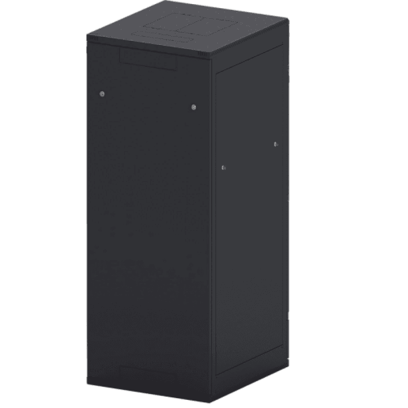 Rack de podea 19 Triton 42U 600x1000mm usa fata sticla panouri laterale/spate detasabile sectiuni pentru ventilatie