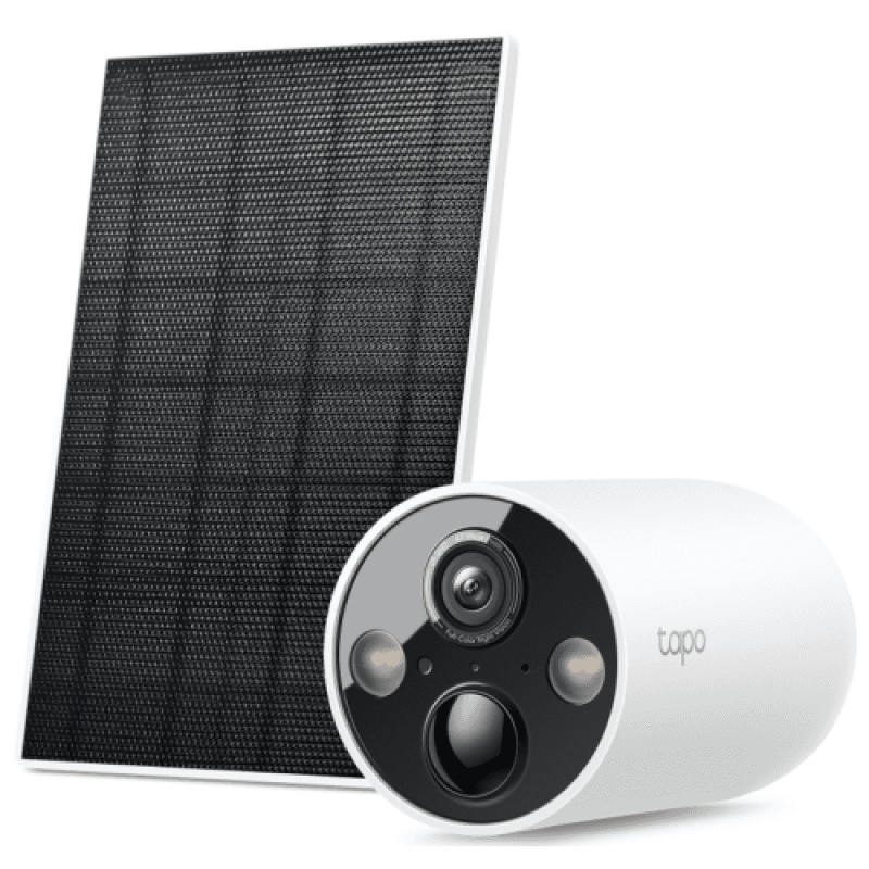 TPL Solar-Powered Security Camera Kit, 1/3" Progressive Scan CMOS Starlight Sensor, Focal Length: 2.1 mm
