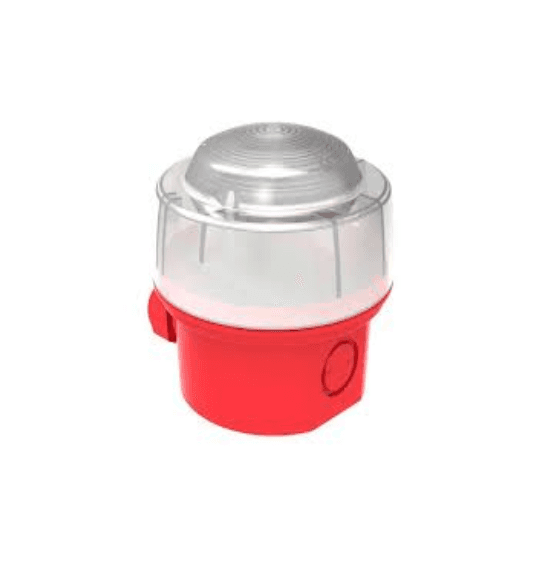 Honeywell Dispozitiv de semnalizare optică cu carcasă de protecție IP 65; pentru montaj pe perete și tavan