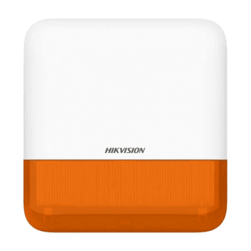 Sirene de exterior wireless AXPRO Hikvision DS-PS1-E-WE(Orange Indicator), frecventa de operare: 868 MHz
