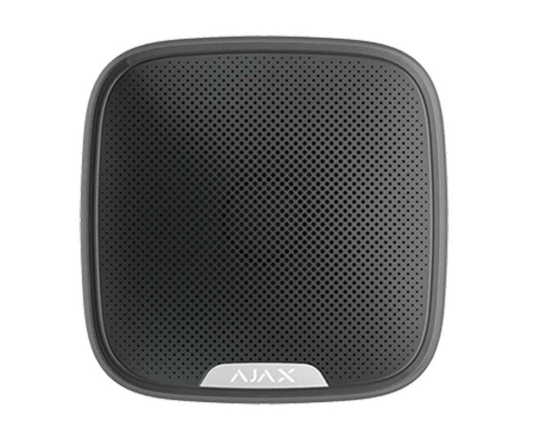 Sirena de exterior, wireless, negru - AJAX; Presiune acustica: 85 ÷ 113 dB @ 1 m; Timp alarma: 3 ÷ 180 s; Frecventa