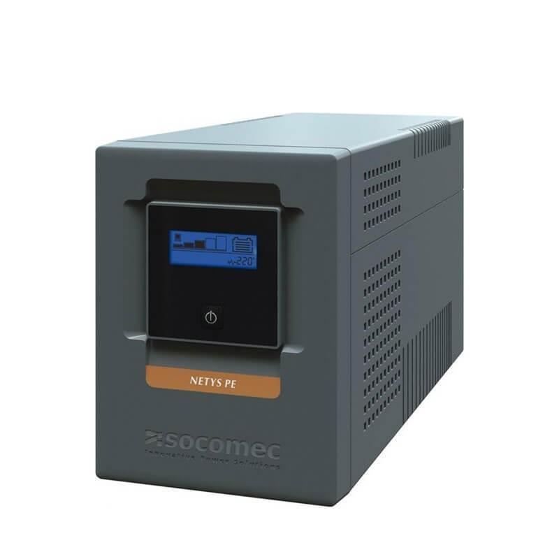 SOCOMEC NeTYS PE 1500VA/900W 230V 50/60Hz BATTERY INCLUDED WITH AVR, STEPWAVE,LCD PLUGS PROTECTED RJ45, 1xUSB