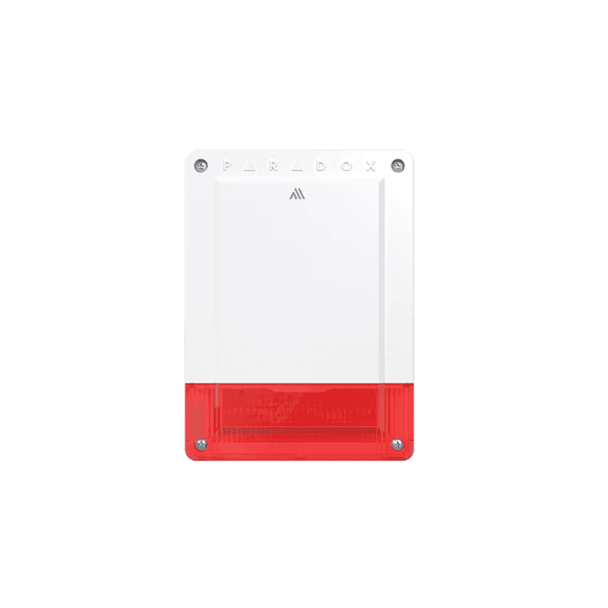 Sirenă wireless de exterior cu lumina stroboscopica, 100dB • consum inactiv (sleep): 22 uA, Standby: 130 uA