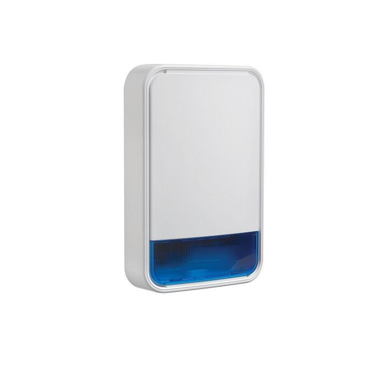 Sirena de exterior WIRELESS, DSC PG-8911B, Supervizata, 110dB, Protectie IP66, Lampa stroboscopica (BLUE)