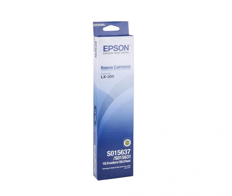 Ribbon Epson S015637, negru, pentru Epson FX-80, FX-80+, FX-800, FX-85, FX-850, FX-870, FX-880, FX-880-FDW, FX-880+