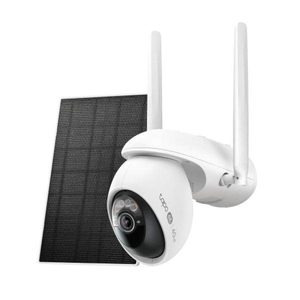 Solar-Powered Pan/Tilt Wi-Fi/4G LTE Security Camera Kit TP Link, 1/2.7" Progressive Scan CMOS Starlight Sensor
