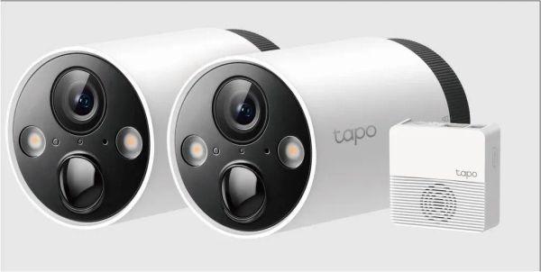 Kit camere Supraveghere WIFI, wireless TAPO C420S2, 2.4 GHz, WPA/WPA2- PSK, Detectează mișcarea,persoane
