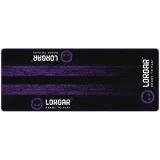 LORGAR RX1FM, Sim Racing Floor Mat Advanced, Stitched edge, 1,700X700X3 mm, Black/purple