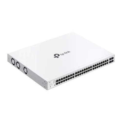 Switch TP-Link Festa FS352G, 52 porturi (48 PoE+ + 4 SFP), Gigabit, PoE