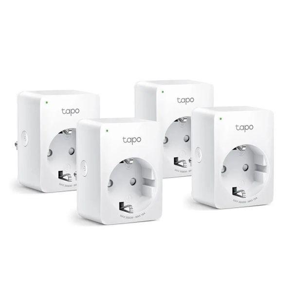 TP-Link MINI SMART WI-FI SOCKET TAPO P110(4-PACK), Protocol: IEEE 802.11b/g/n, Bluetooth 4.2 (doar pentru onboarding)