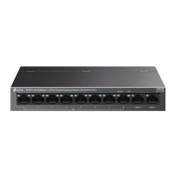 Switch TP-Link LS1210P, Gigabit, 8 porturi