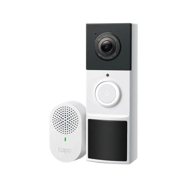 Video Doorbell Camera 1×Tapo D210 + 1×Tapo D100C SPEC: 2K 3MP(2304×1296), 2.4 GHz