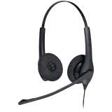 JABRA BIZ 1500 USB Duo, Noice-Cancelling, Wideband, Microphone boom: flexible, for IP-telephony