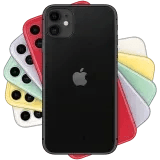 Smartphone APPLE iPhone 11 128GB Black, Grade B, Used