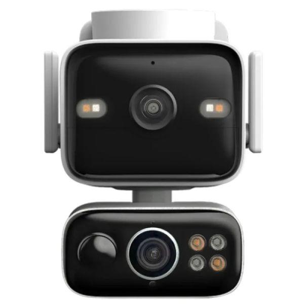 Solar-Powered Dual-Lens Pan/Tilt Cam kit, 1/2.7" CMOS Starlight Sensor, night mode IR-Mode/Full-Color Mode