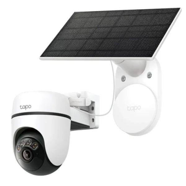 Solar Cam 2K Pan/Tilt (2-Cam Kit) HB112, 1/2.8" CMOS Sensor, 2× 850nm IR LED, 2× LED(Color Temperature: 3000K)