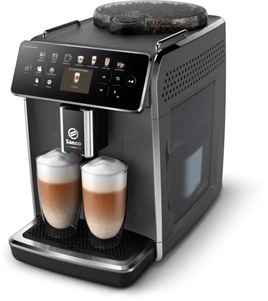 Espressor automat Saeco GranAroma SM6580/10, sistem de lapte Latte Duo, 14 bauturi, 15 bar, ecran TFT color